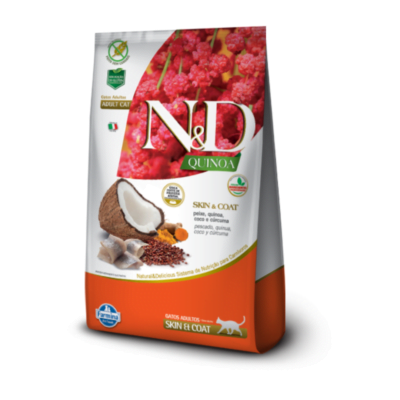 Alimento Para Gato NyD Quinoa Feline Skin Peixe 1.5Kg