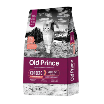 Alimento Para Gato Old Prince Castrado Cordero Y Arroz Integral 1Kg