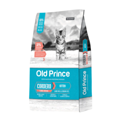 Alimento Para Gato Old Prince Kitten Cordero Y Arroz Integral 1Kg