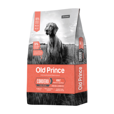 Alimento Para Perro Old Prince Cordero y Arroz Integral 15Kg