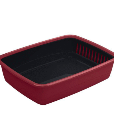 Bandeja Doble Ariel Bordeaux