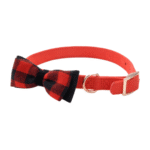Collar Coastal Gamuza Moño Rojo M