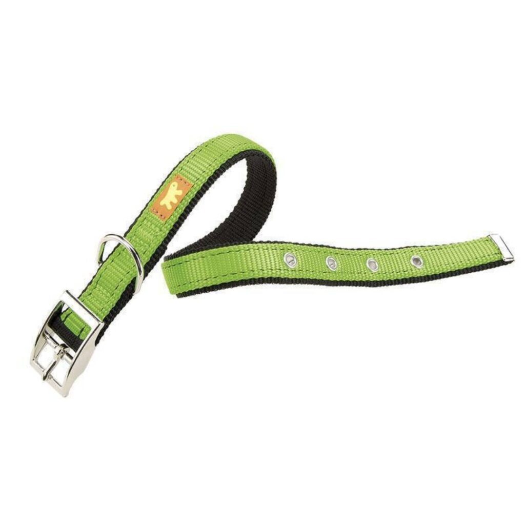 Collar Dual C25x53 Para Perros Verde y Negro