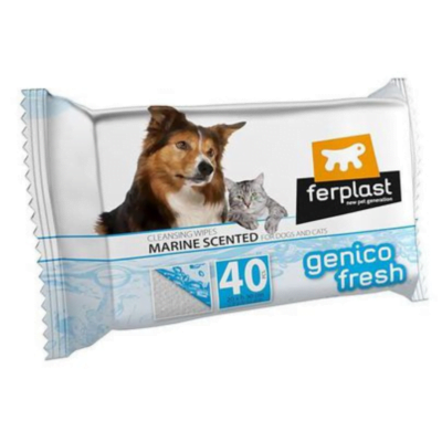 Ferplast Toallitas Higiénicas Genico Fresh para Perros y Gatos X40