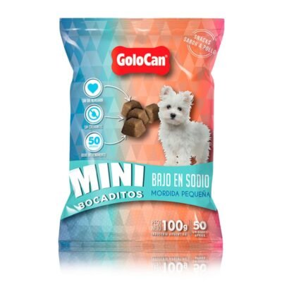 Golocan Mini Bocaditos Bajo En Sodio 100 Grs