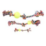 Juguete Cuerda Con 3 Nudos Y Pelota