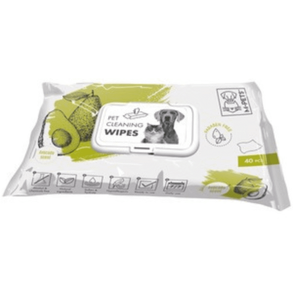 Mpets Toallitas Limpiadoras Para Mascotas Aguacate 15x20 Cm