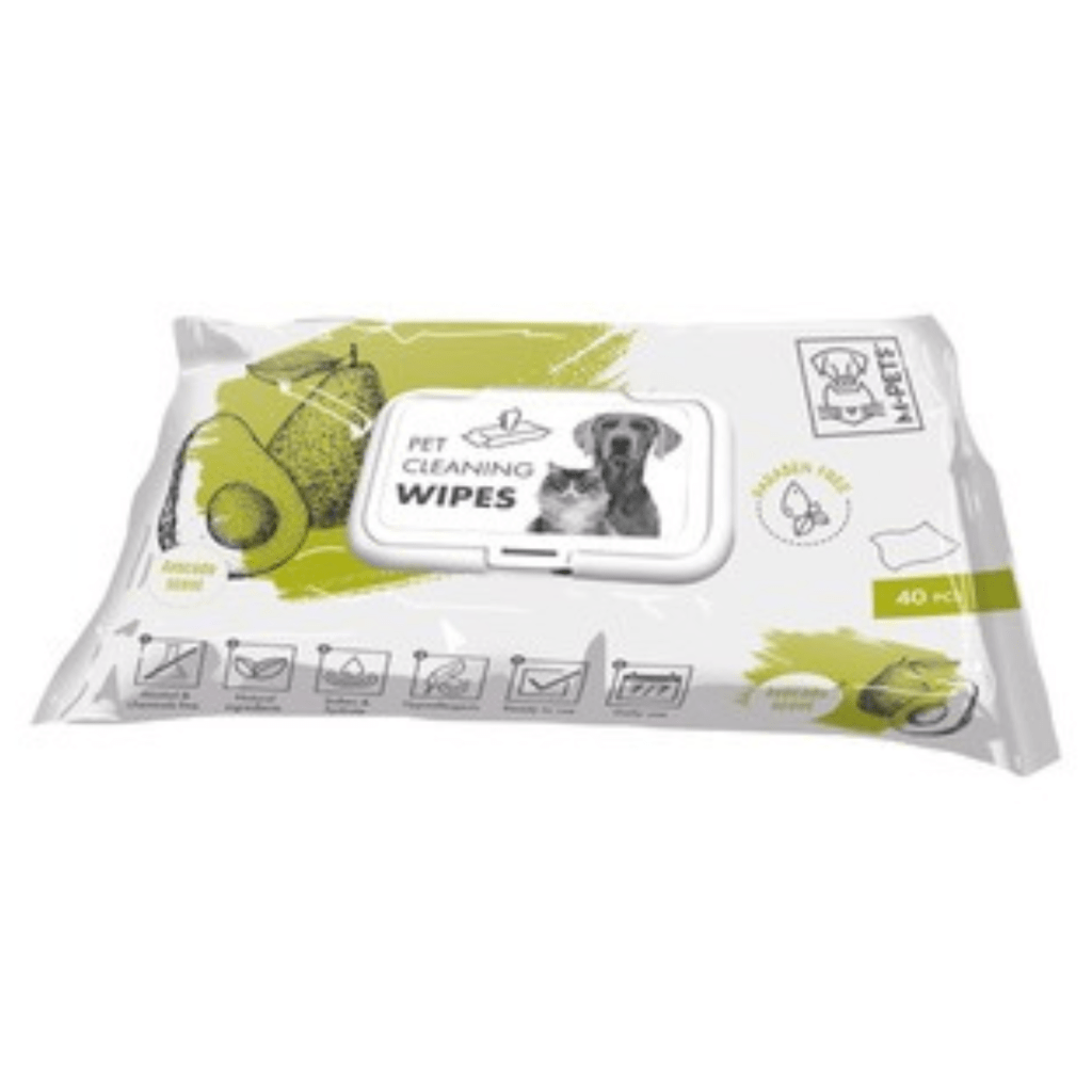 Mpets Toallitas Limpiadoras Para Mascotas Aguacate x40