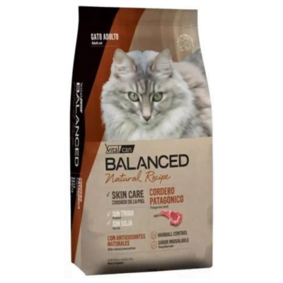 Balanced Gato Adulto Natural Récipe Cordero 7,5 Kg