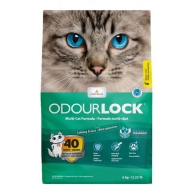 Arena Sanitaria Aglomerante Odourlock Brisa 12 Kg