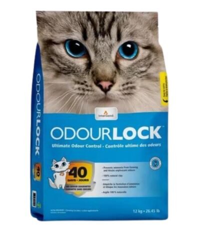 Arena Sanitaria Aglomerante Odourlock Sin Aroma 12 Kg