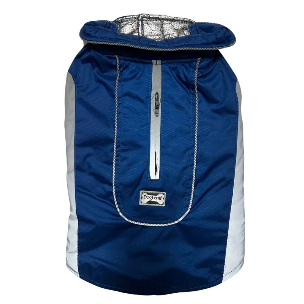 Campera Doglemi Azul Talle S 31 Cm