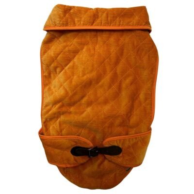 Campera Pana Fuss Dog Naranja 50 Cm