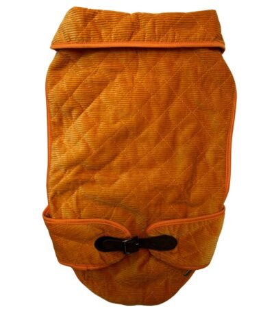 Campera Pana Fuss Dog Naranja 50 Cm
