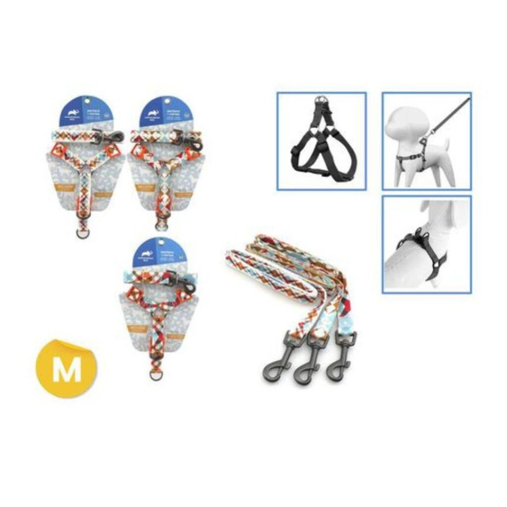 Conjunto Pretal y Correa Para Perros M