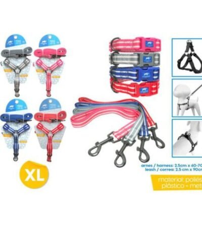 Conjunto Pretal y Correa Perros XL