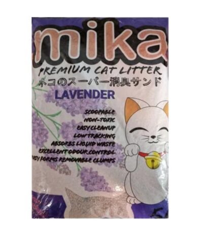 Arena Aglomerante Mika Lavanda 20 Kg