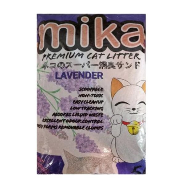 Arena Aglomerante Mika Lavanda 20 Kg