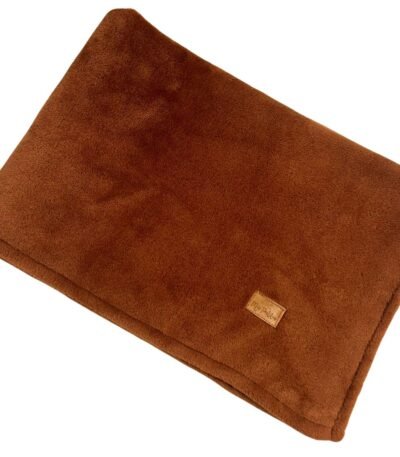 Manta Mis Patitas Sherpa Marrón