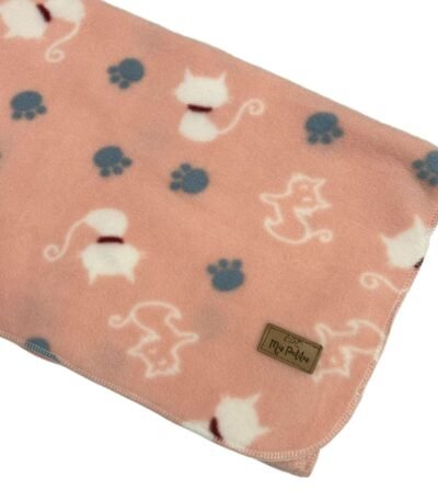 Manta Polar Gatitos Mis Patitas