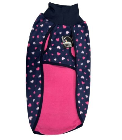 Patagonia Doble Polar Corazones Azul Talle 6