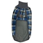 Patagonia Doble Polar Cuadros Azul Talle 6