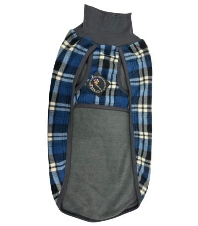 Patagonia Doble Polar Cuadros Azul Talle 6