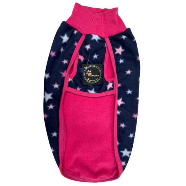 Patagonia Doble Polar Estrellas Azul Talle 4