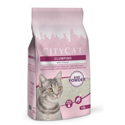 Arena Aglutinante City Cat Baby 8 Kg