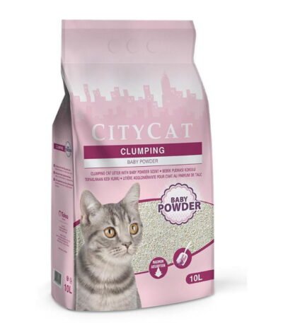 Arena Aglutinante City Cat Baby 8 Kg