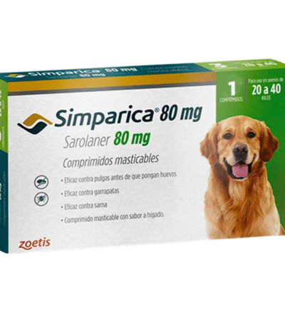 Tableta Antiparasitaria Para Perros De 20 a 40 Kg