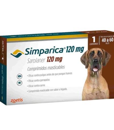 Tableta Antiparasitaria Para Perros De 40 a 60 Kg