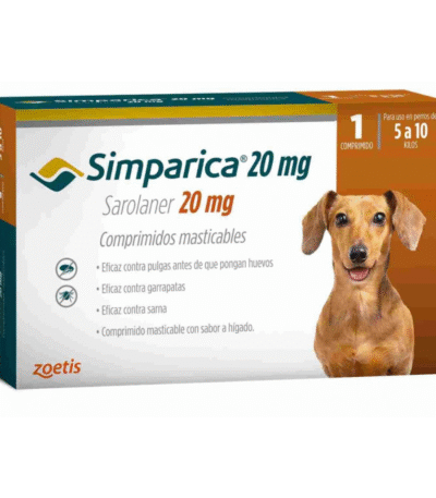 Tableta Antiparasitaria Para Perros De 5 a 10 Kg