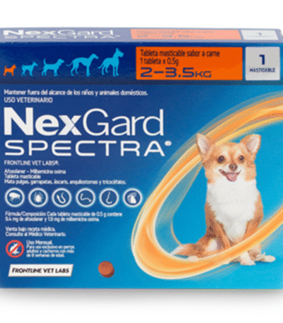 Tableta Antiparasitaria Para Perros Nexgard De 2 a 3,5 Kg
