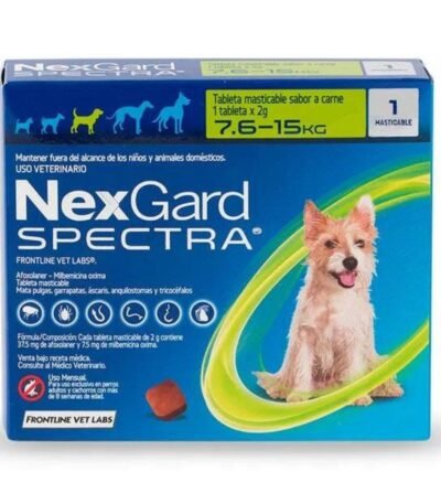 Tableta Antiparasitaria Para Perros Nexgard De 7,6 a 15 Kg