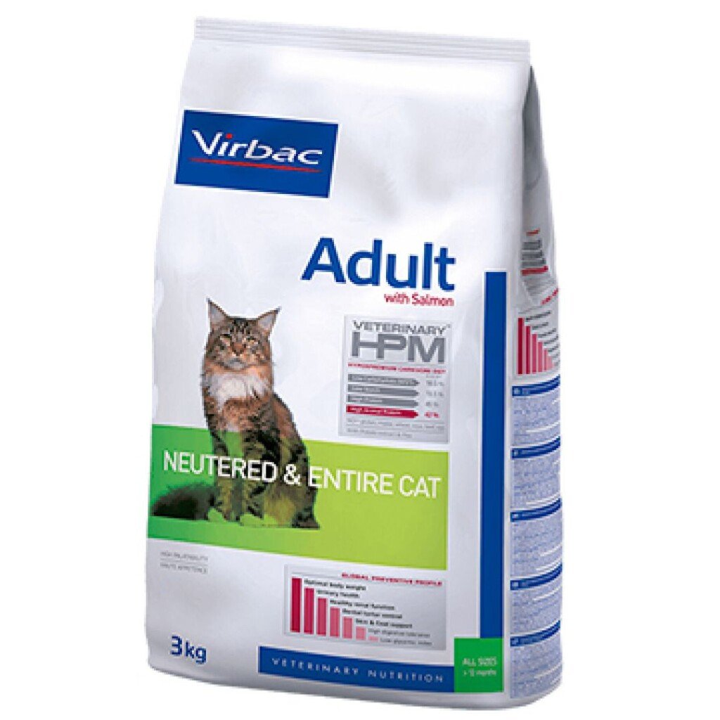 Virbac Adult Whith Salmon Neutered y entre Cat