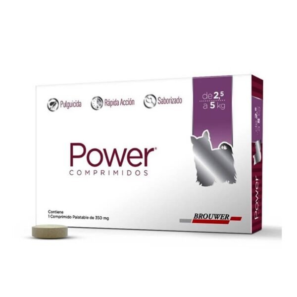 Power Comprimido Perros 2.5 a 5kg y Gatos 2 a 3kg