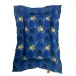 Cuna Rectangular Huellitas 55x75 Cm Azul