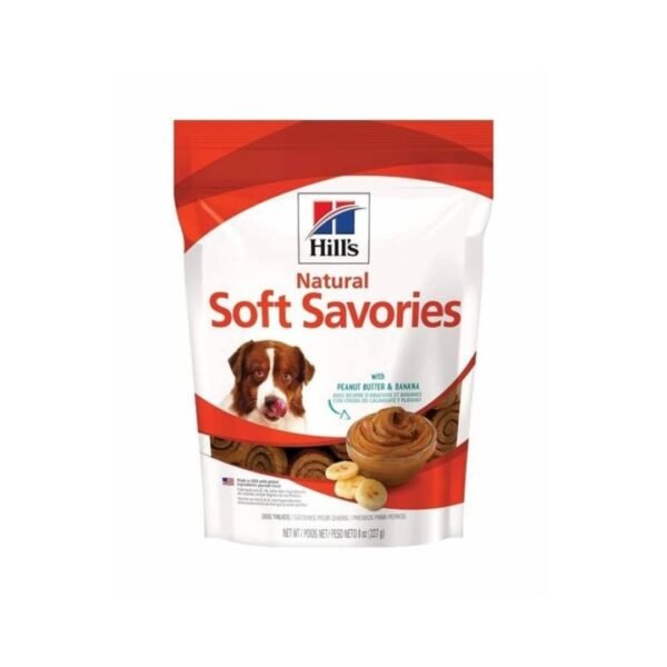 Hill’s Natural Soft Savories, Sabor Mantequilla de Maní y Plátano