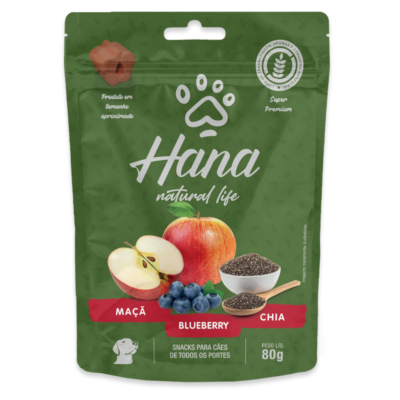 Snack Natural Life Perro Manzana/Arandano/Chia 80g