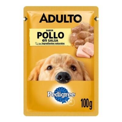 Sobre Pedigree Pollo Raza Grande 100 Gr