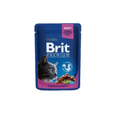 Sobre Brit Gato Pollo y Pavo 100 Gr