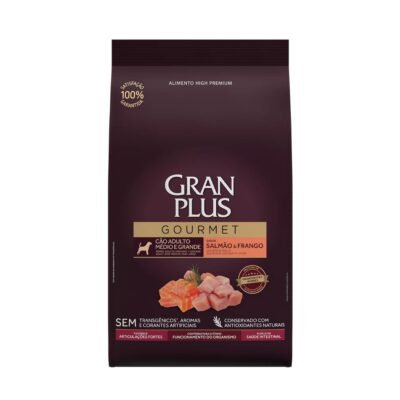 Gran Plus Gourmet Adulto Razas Peq/Mini Salmon y Pollo 10,1 Kg