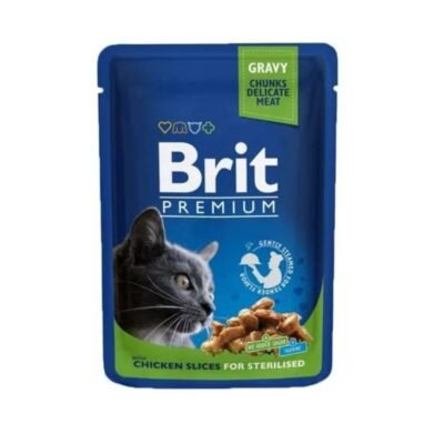 Sobre Brit Gato Pollo Castrado 100 Gr