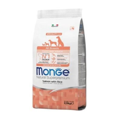 Monge Cachorro Mediano Salmon 2,5 Kg