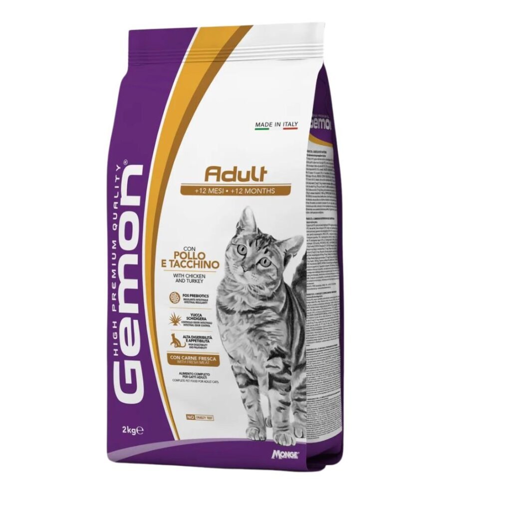 Gemon Gato Adulto Pollo y Pavo 2 Kg