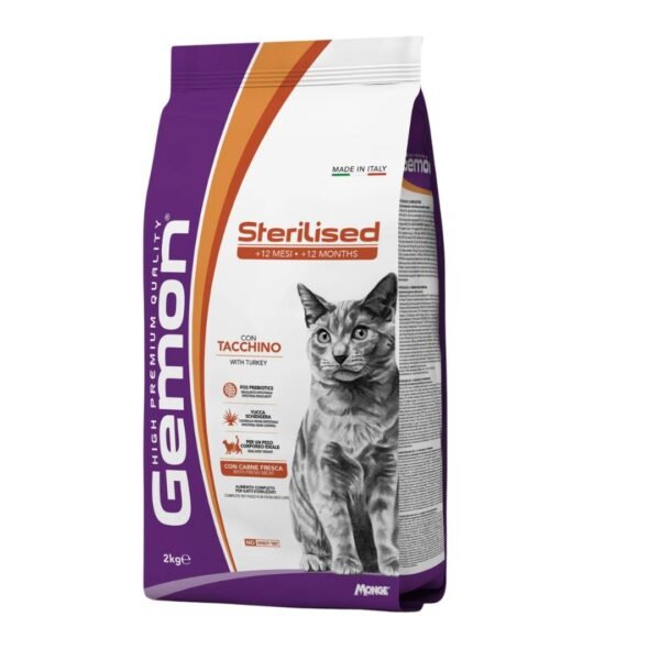 Gemon Gato Castrado Pavo 2 Kg