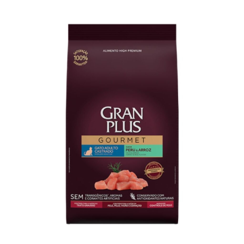 Gran Plus Gourmet Gato Adulto Castrado 1 Kg