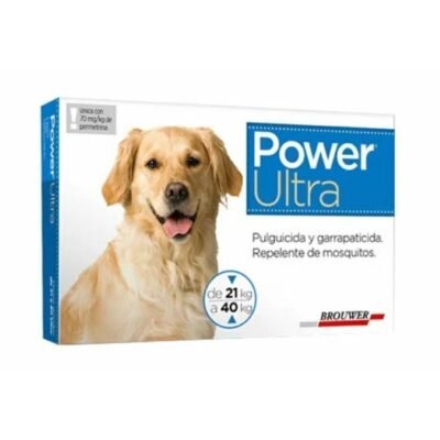 Pipeta Power Perro De 20 a 40 Kg