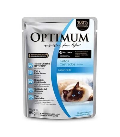Sobre Optimun Gato Castrado 85 Gr